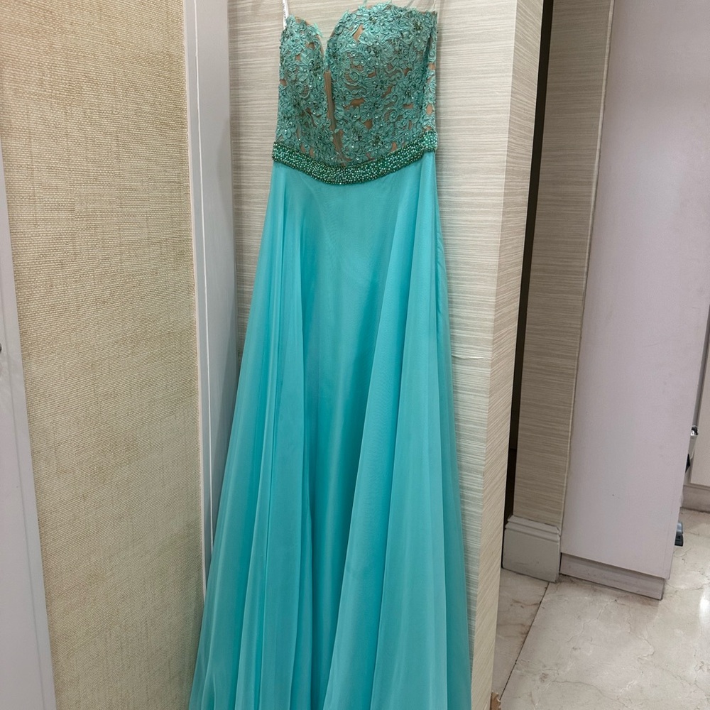 Sherri Hill Light Blue Dress
